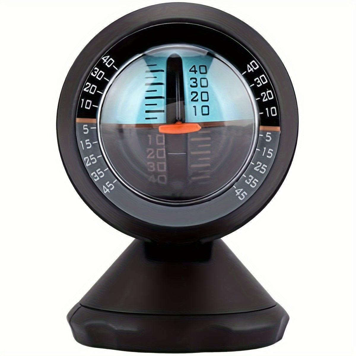 KUYEE Adjustable Car Slope Gauge - Waterproof Vehicle Level Compass for Camping, Hiking & Outdoor Adventures, Self Sensing, Mountaineering, Cycling, Tactical Training