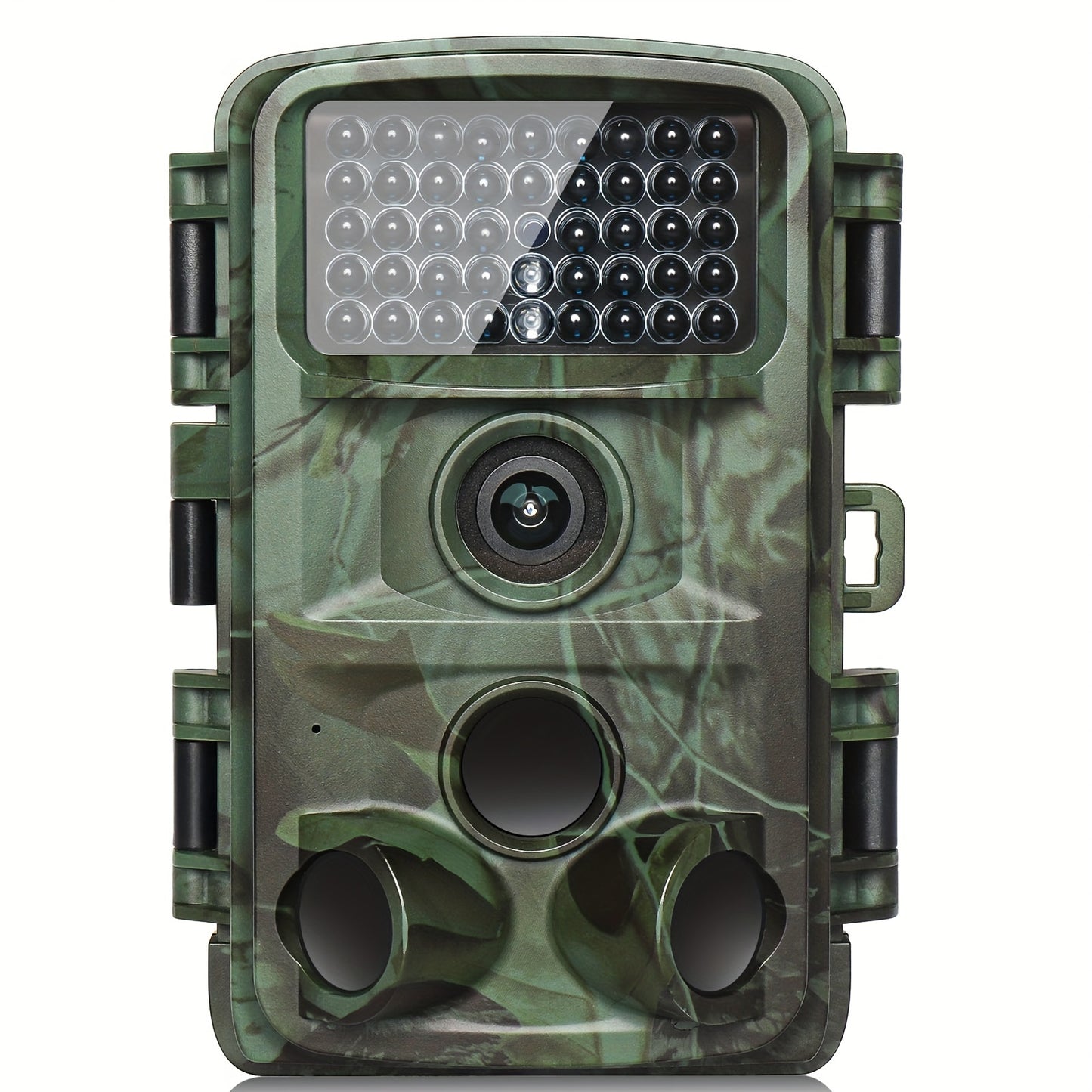 KJK 4K Ultra HD Trail Camera, 64MP with No Glow Night Vision, Motion Sensor, Tree Mount, Smartphone Compatible, Audio & Motion Alerts, Infrared Sensor, Battery Powered, Outdoor Wildlife Monitoring, Gift for Men
