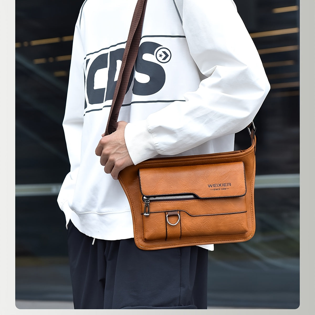 New Men's Casual Large-capacity High Quality Men's Chest Bag Senior Sense Of Large-capacity Men's Crossbody Bag Shoulder Bag Ideal Gift for Men