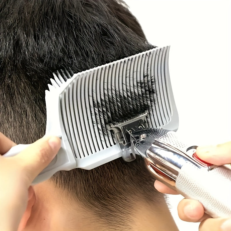 Professional Hairdressing Comb for Blonde Highlights - Heat-Resistant, Flat Top Design for Salon Styling & Gradient Colors