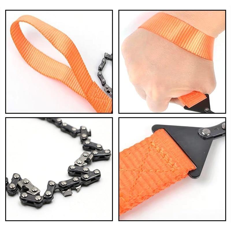Portable Survival Chain Saw: The Ultimate Camping Zipper Saw for Outdoor Adventures!