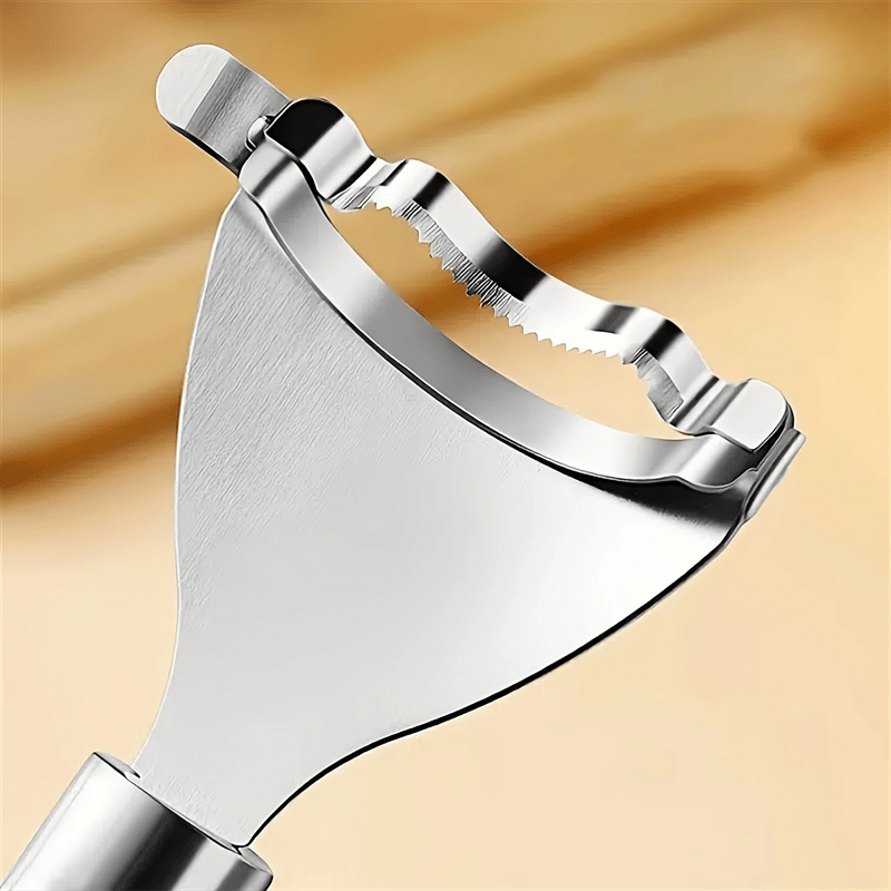 Ergonomic Stainless Steel Corn Peeler - Easy-Grip Cob Remover & Kernel Stripper, Dishwasher Safe Kitchen Gadget