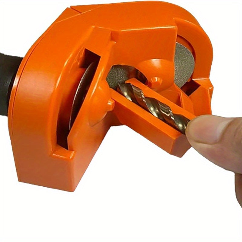 1pc Multipurpose Drill Bit Grinding Sharpener, Electric Drill Bit Sharpener For All Bits Portable Drill Grinder Grinding Tool For Hardened Steel Carbide Twist Cobalt