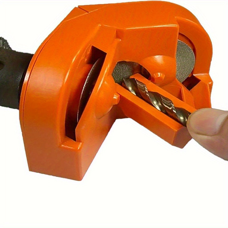 1pc Multipurpose Drill Bit Grinding Sharpener, Electric Drill Bit Sharpener For All Bits Portable Drill Grinder Grinding Tool For Hardened Steel Carbide Twist Cobalt