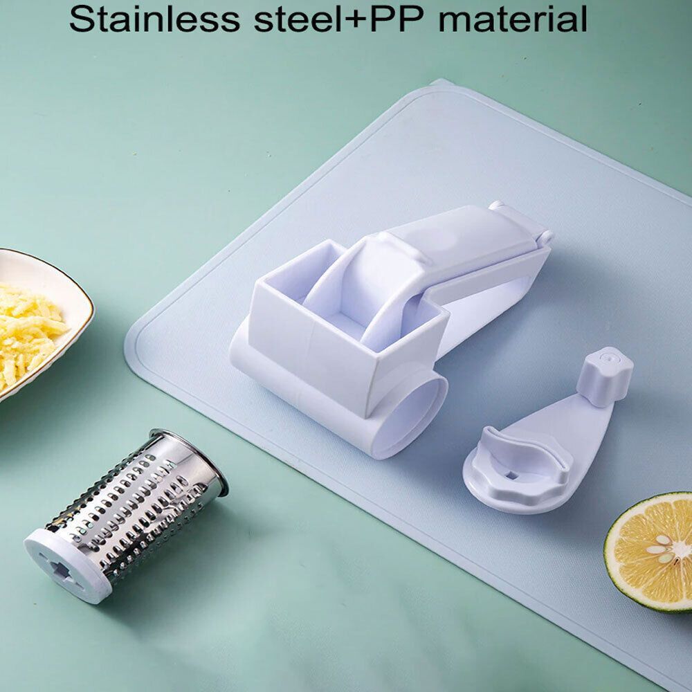 Olive Garden Rotary Cheese Grater, Handheld Rotary Cheese Grater, Small Cheese Grater with Handle
