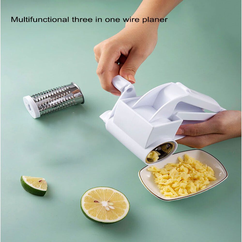 Olive Garden Rotary Cheese Grater, Handheld Rotary Cheese Grater, Small Cheese Grater with Handle