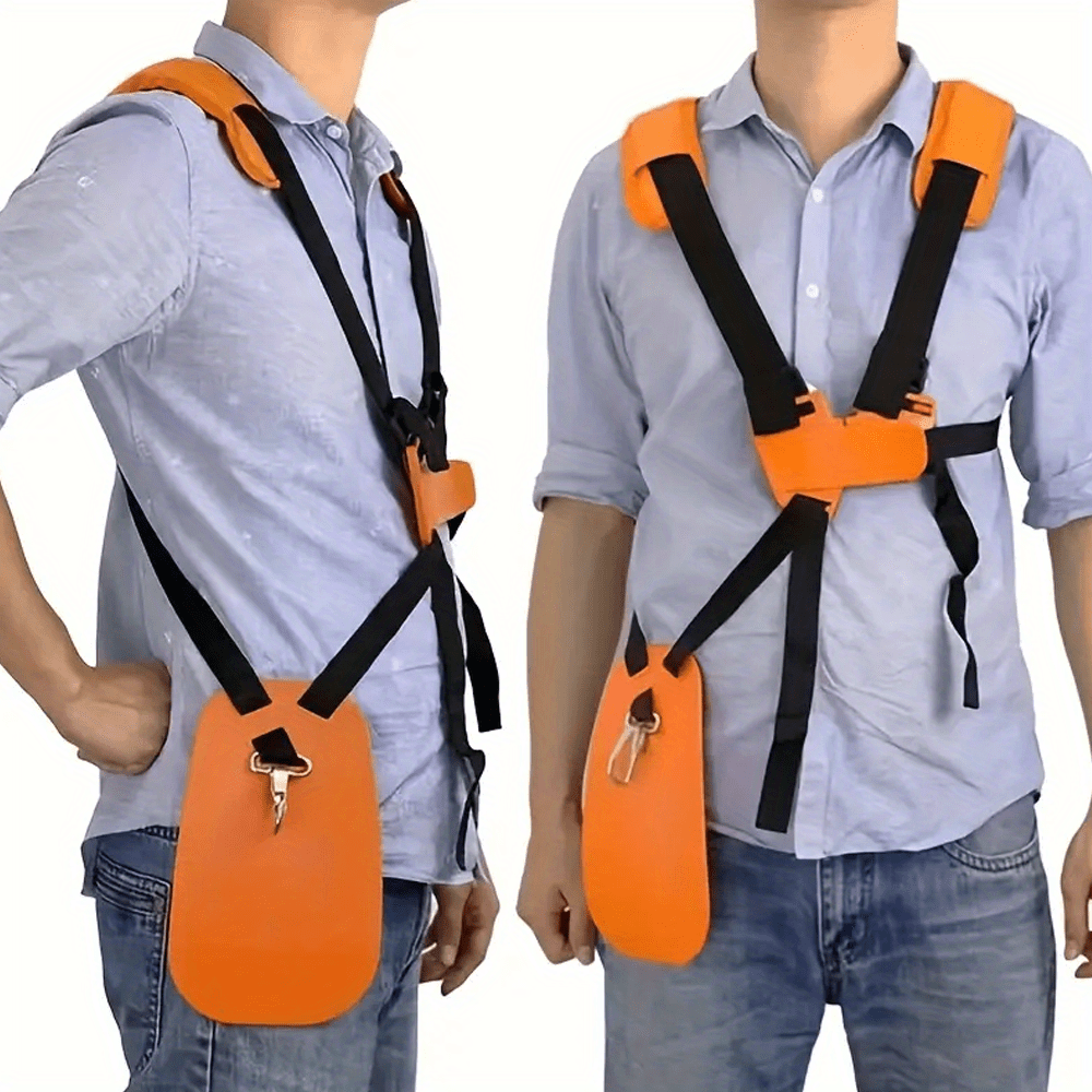 1pc Grass Trimmer Adjustable Shoulder Strap for Gardening Tools, Comfort Double Shoulder Harness Strap Weed Eater Strap, Comfortable Tool Bundle Strap for Outdoor Lawn Work