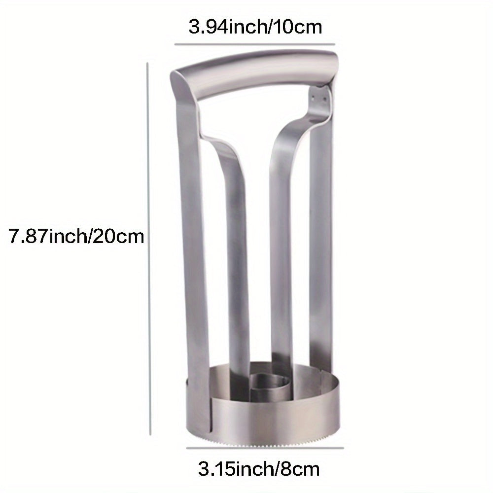 1pc Easy-to-Use Pineapple Corer Slicer - Durable Stainless Steel, Comfort Grip Handle - Ideal for Home & Kitchen, Restaurant Use