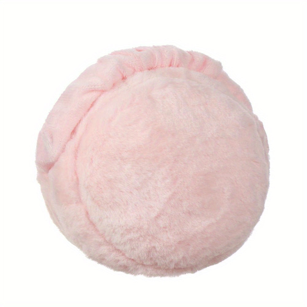 Unisex Faux Fur Earmuffs - Soft Plush Ear Warmers, Foldable Coldproof Ear Muffs, Stretch Fit, Machine Washable for Winter Outdoor Use