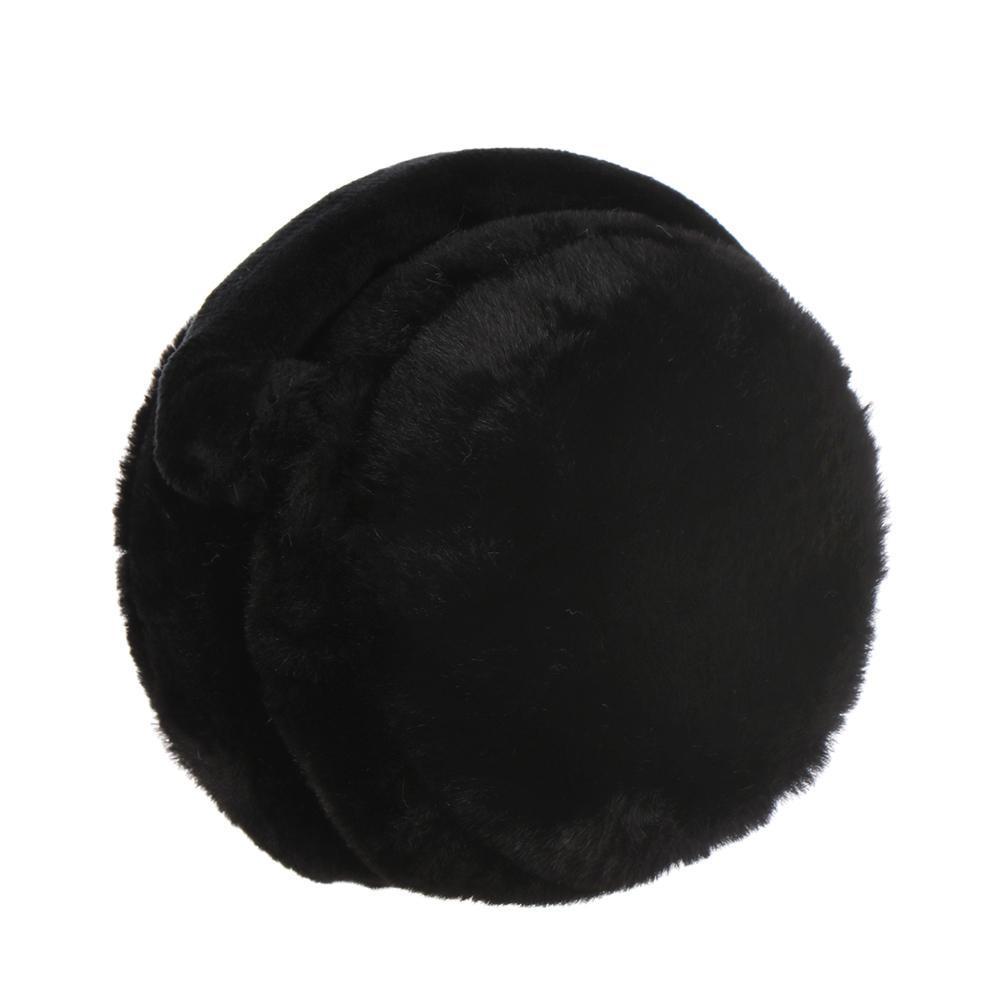 Unisex Faux Fur Earmuffs - Soft Plush Ear Warmers, Foldable Coldproof Ear Muffs, Stretch Fit, Machine Washable for Winter Outdoor Use