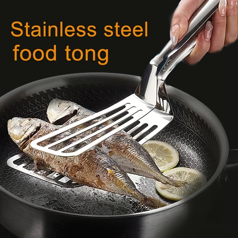 1pc, Multifunctional Stainless Steel Food Clip for Steak, Fish, and More - Kitchen Tools and Accessories for Easy Meal Prep Kitchen Accessories
