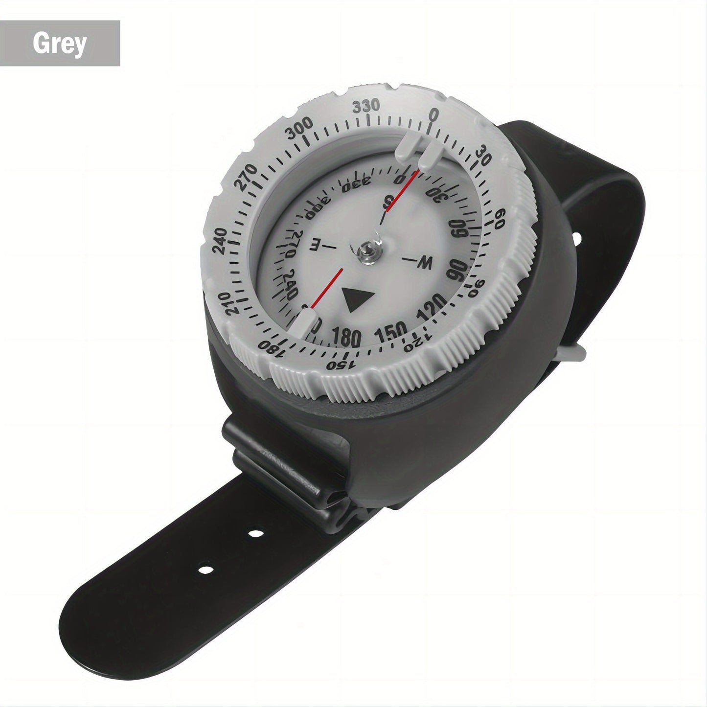 Compass, Professional Waterproof Wrist Compass With TPU Band, Luminous Compass For Outdoor Diving, Sailing, Hiking, Survival Emergency