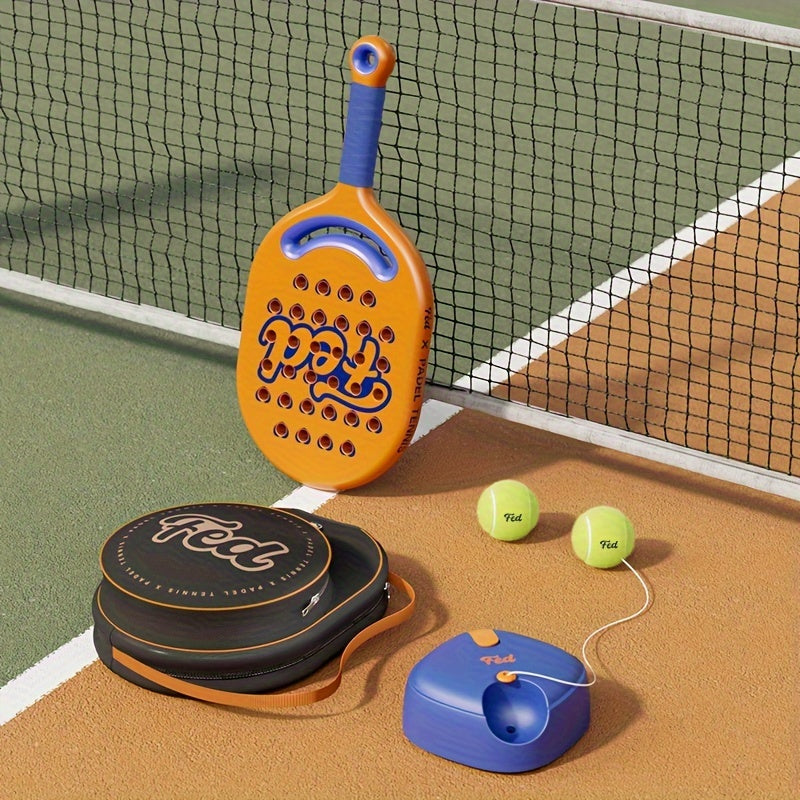 1set, Tennis Racket With Carrying Bag And Rebound Ball, Portable Sports Tennis Racket Set For Beginners