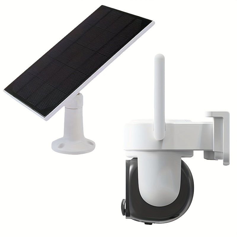 2K Pan Tilt 360° Solar-Powered Outdoor Wireless Security Camera With 3MP Color Night Vision, 2-Way Talk, Motion Detection, Perfect Gift For Birthdays, Easter, President's Day, Boys & Girlfriends