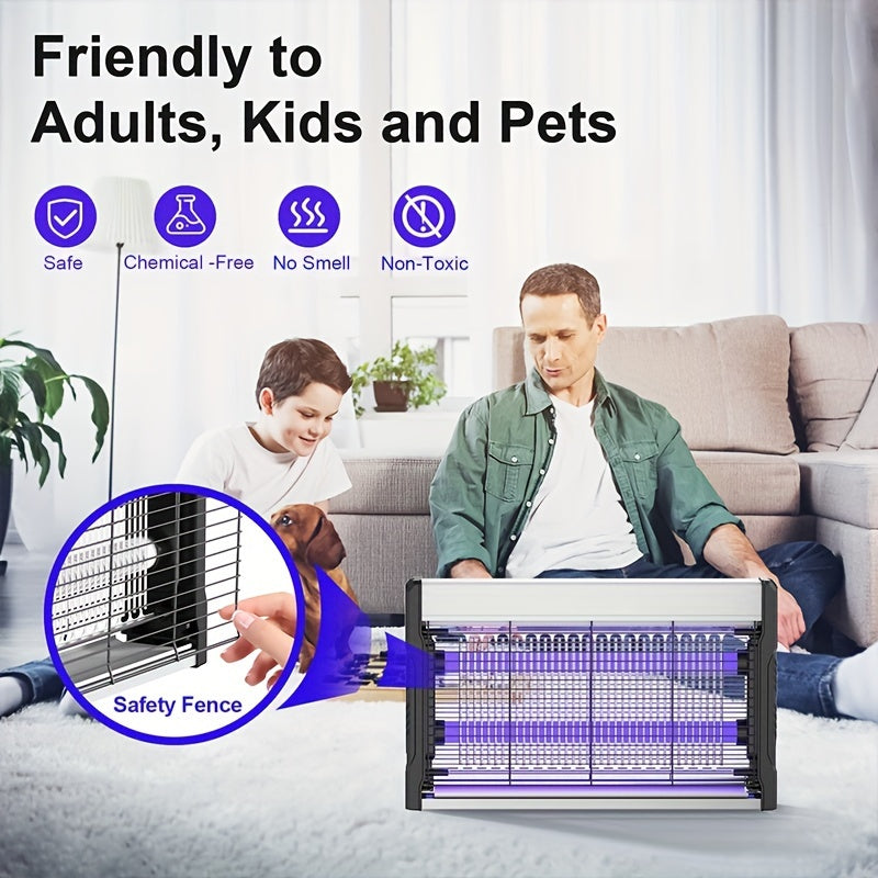 USB-Powered Wall Mounted Mosquito Killer Lamp: Suitable for Indoor, Yard, Kitchen, Bedroom, Living Room and More - Pest Control, Apartment Essentials, College Dorm Essentials, Household Gadgets