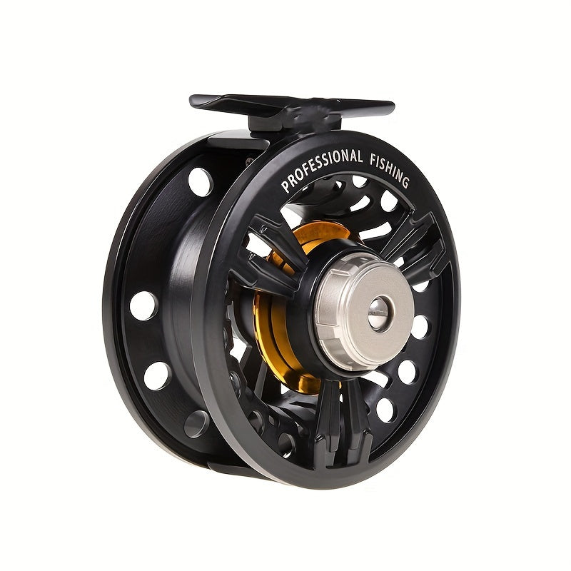 Metal Fly Fishing Reel, Metal Raft Wheel, Front Drag, Quick Line Removal, Suitable For Freshwater Saltwater Fishing