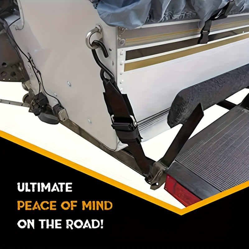 1pc Durable Polyester Boat Tie-Down Strap for Motorboats, Yachts & Speedboats - Secure Fastening Bundle Boat Straps
