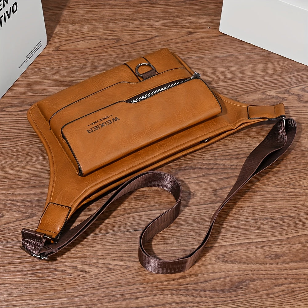 New Men's Casual Large-capacity High Quality Men's Chest Bag Senior Sense Of Large-capacity Men's Crossbody Bag Shoulder Bag Ideal Gift for Men