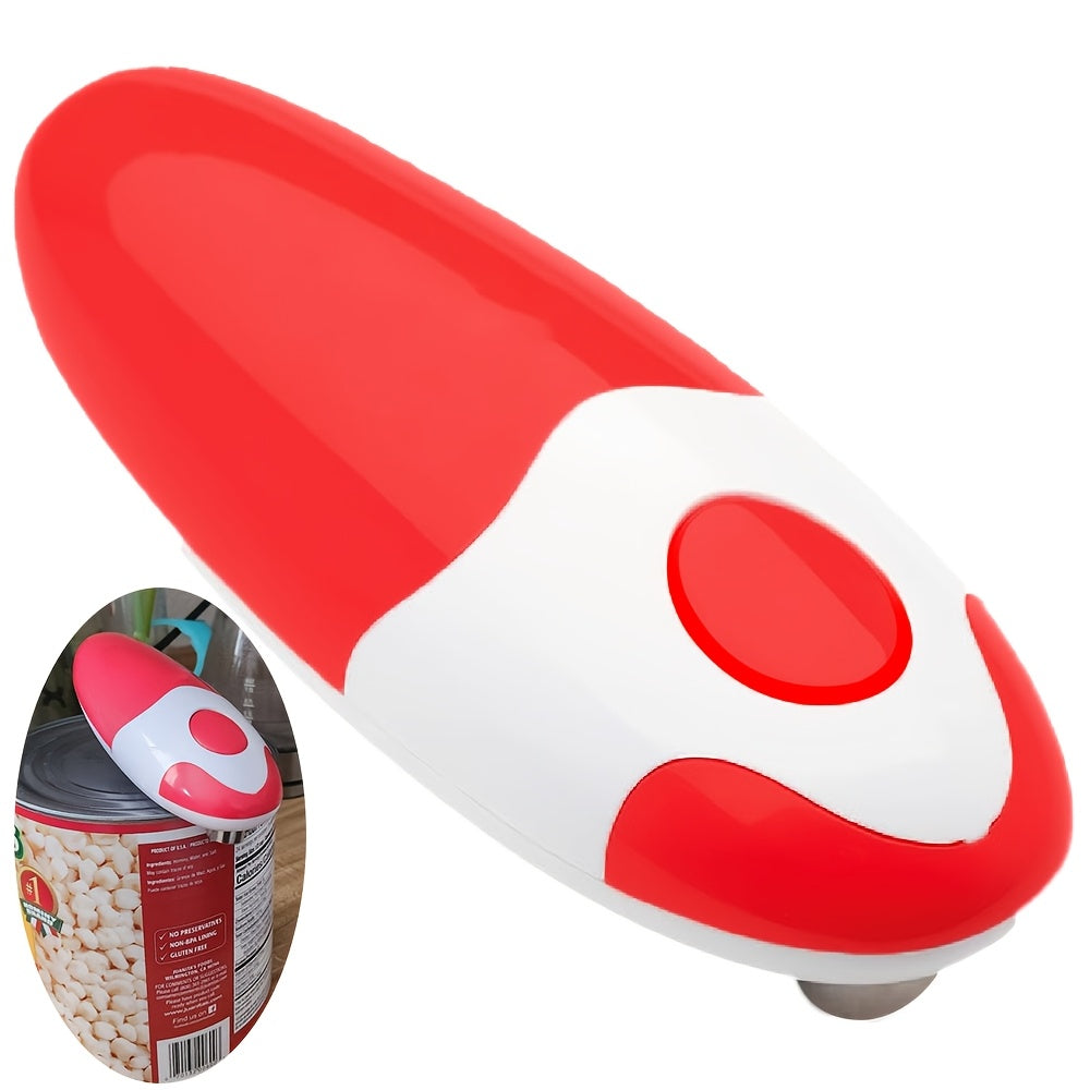 Auto Electric Can Opener: Open Your Cans With A Simple Press Of Button - Automatic, Hands Free, Smooth Edge, Food-Safe