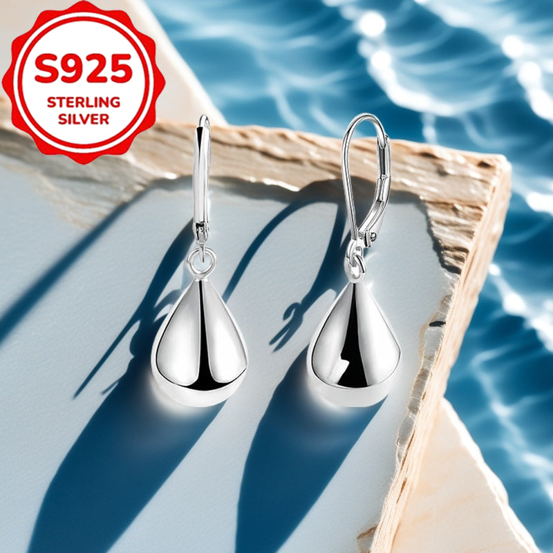 Elegant S925 Sterling Silver Mobius Twisted Design Earrings for Women, Hypoallergenic, Perfect Gift for Girlfriend, Suitable for Daily Wear - 2.9g, Atmospheric, Low Allergy,, Great for Girlfriends, Easter And Mother's Day, Fr