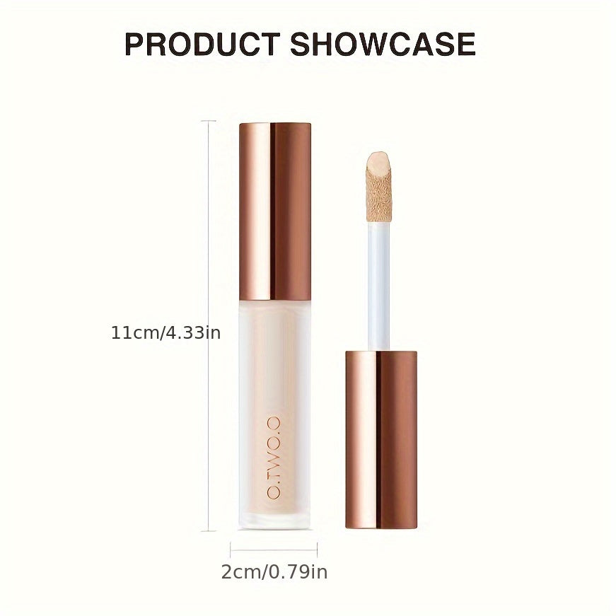 O.TWO.O Liquid Concealer Primer - High Coverage, Waterproof, Breathable, Natural Finish, 4 Shade Options, Long-Lasting up to 24 Hours, Lightweight Texture