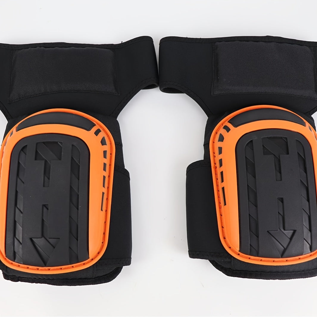 Heavy-Duty Knee Pads with Gel Cushion - Comfortable, Adjustable Straps for Work & Gardening