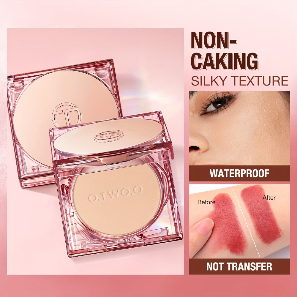 O.TWO.O 3D Soft Focus - Waterproof Long Lasting 24H Face Powder - Oil Control, Natural Skin Tones, Anti-Transfer, Non-Absorbent for All Skin Types & Tones, Includes Puff Makeup Powder Foundation Daily Essential