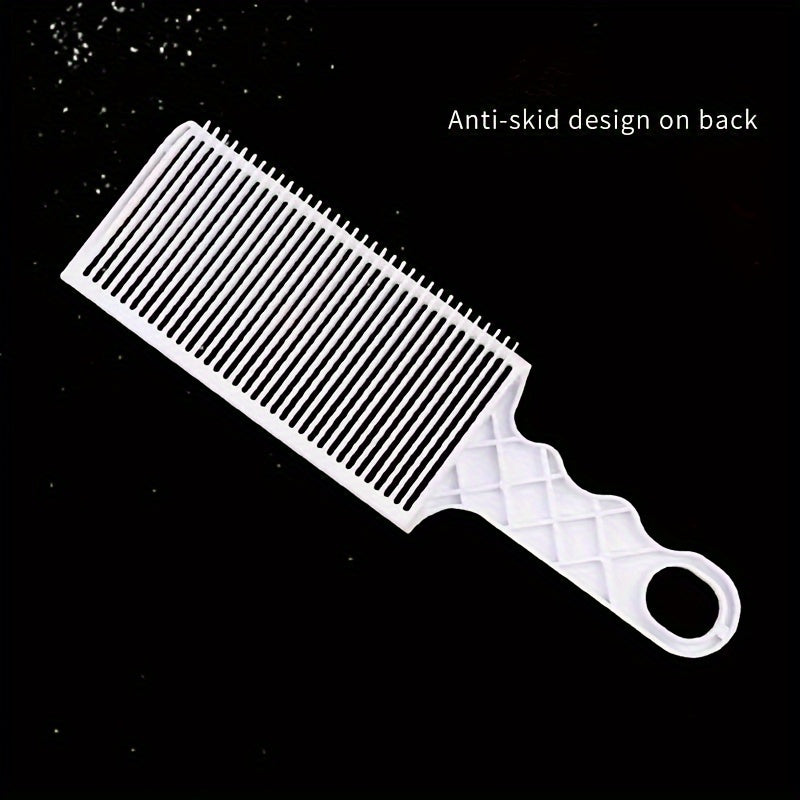 Professional Hairdressing Comb for Blonde Highlights - Heat-Resistant, Flat Top Design for Salon Styling & Gradient Colors