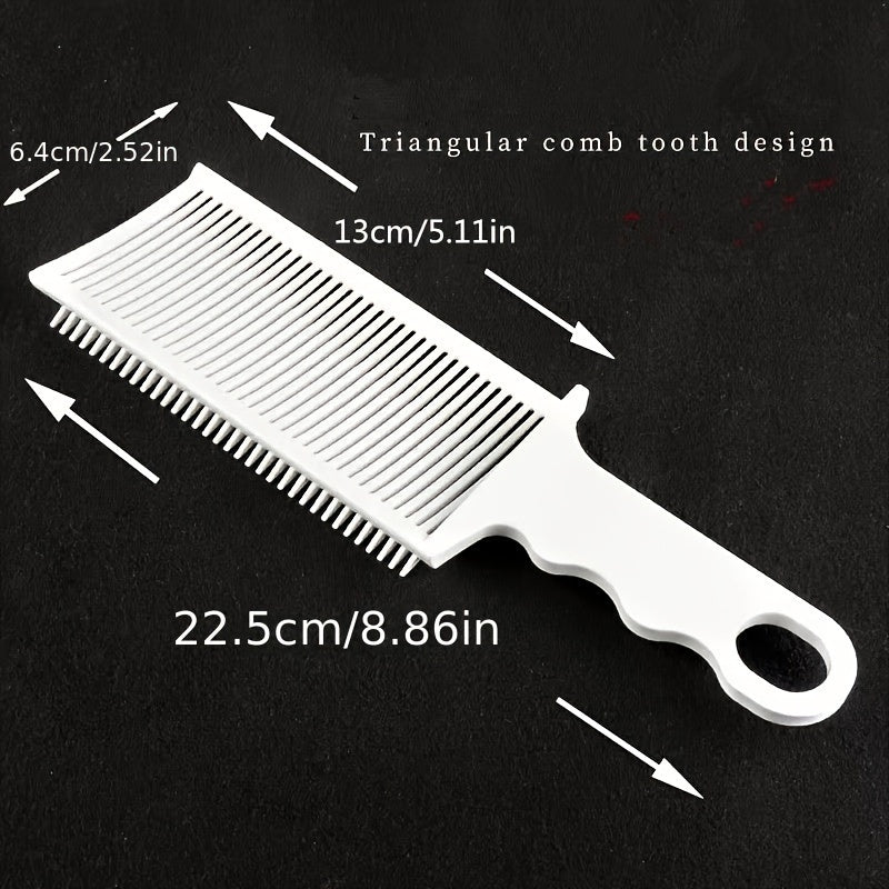 Professional Hairdressing Comb for Blonde Highlights - Heat-Resistant, Flat Top Design for Salon Styling & Gradient Colors