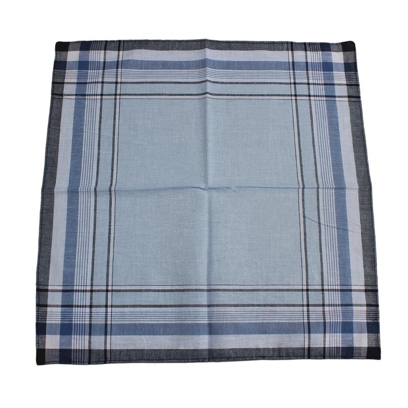 9pcs Cotton Handkerchief Retro Man's Handkerchief 37.85 cm, Ideal choice for Gifts