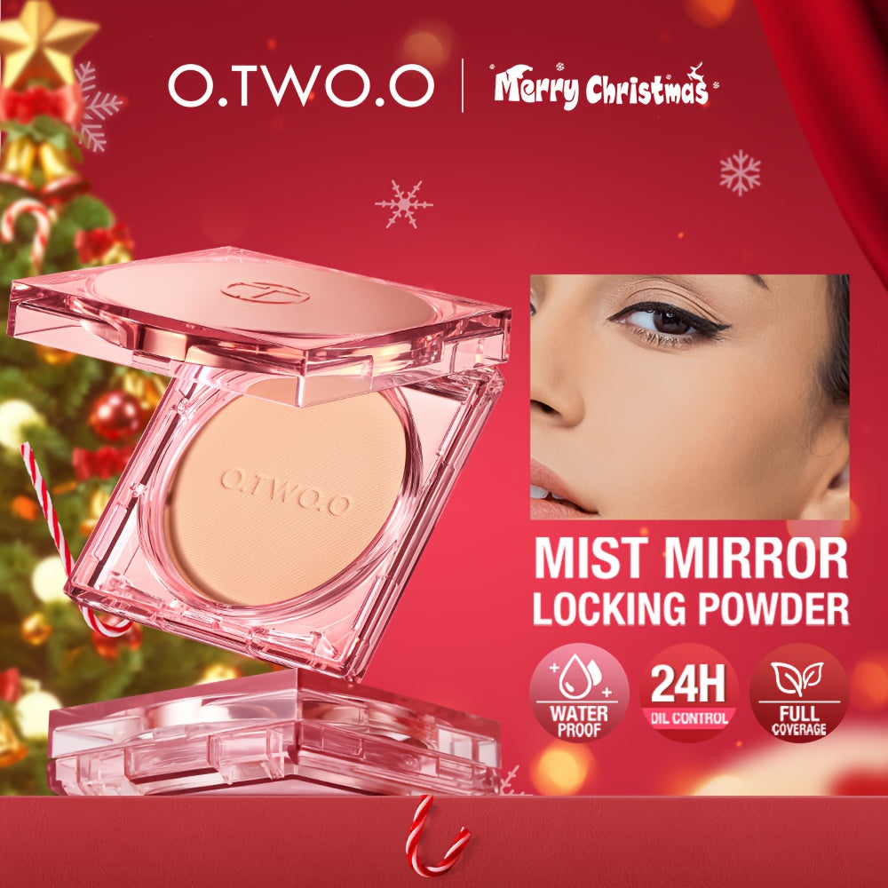 O.TWO.O 3D Soft Focus - Waterproof Long Lasting 24H Face Powder - Oil Control, Natural Skin Tones, Anti-Transfer, Non-Absorbent for All Skin Types & Tones, Includes Puff Makeup Powder Foundation Daily Essential
