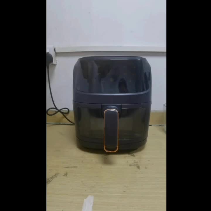 Large Capacity Australian Visual Air Fryer With Color Touch Screen - Perfect For Baked French Fries, Grilled Chicken, And Steak - Convenient For Family Use