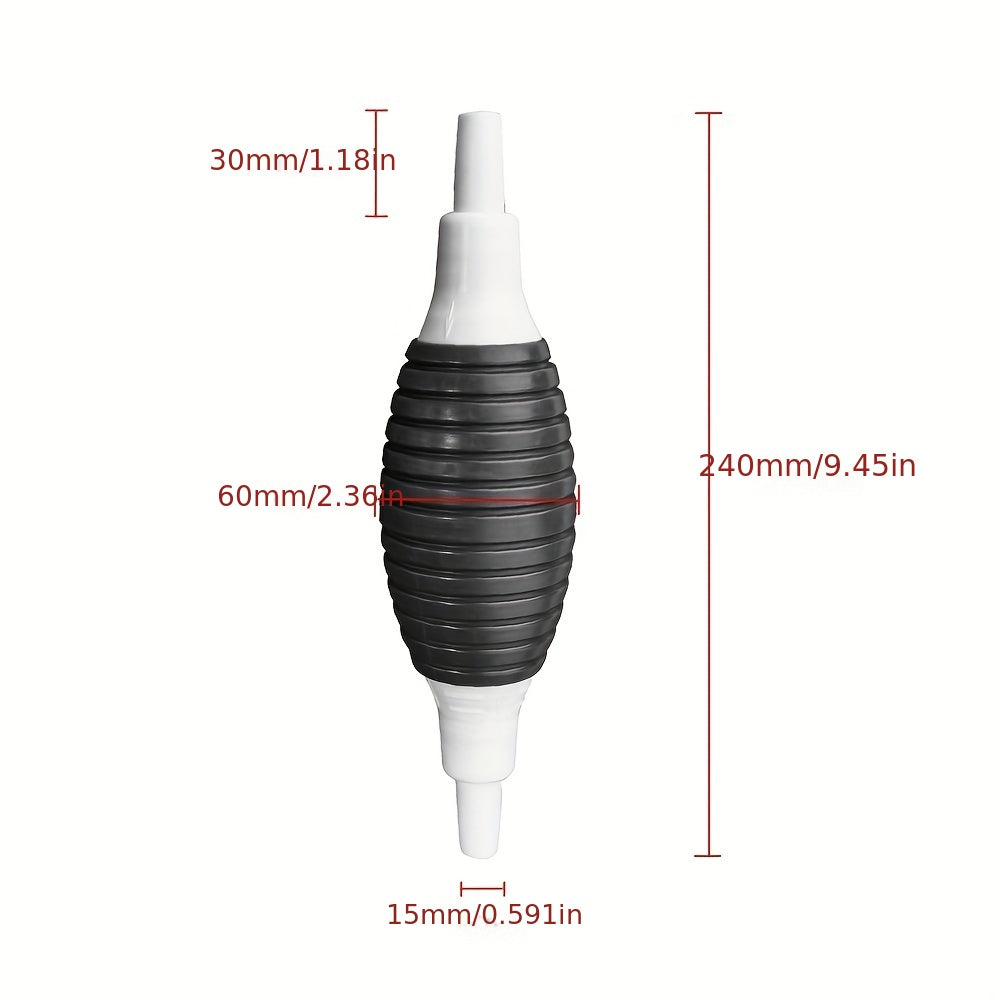 1pc Manual Fuel Pump High Flow Car Motorcycle Hand Siphon Water Fish Tank Oil Gasoline Petrol Diesel Liquid Transfer Tools Universal