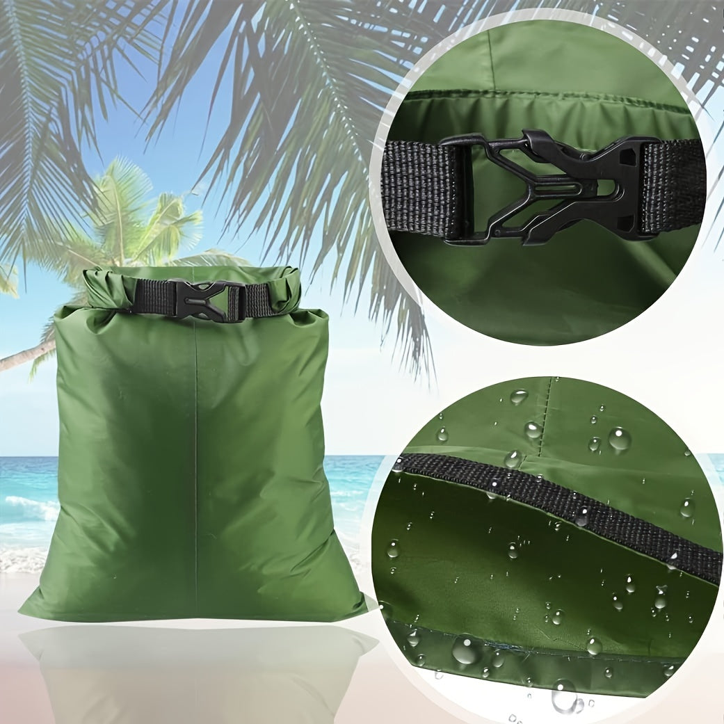 6pcs Waterproof Dry Bag Set, Lightweight Large Capacity Dry Bags In 8L 5L 3.5L 3L 2.5L 1.5L, Organizer, Storage Bags For Outdoor Hiking, Camping, Fishing, Cycling Use