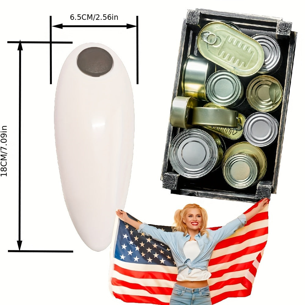 Auto Electric Can Opener: Open Your Cans With A Simple Press Of Button - Automatic, Hands Free, Smooth Edge, Food-Safe