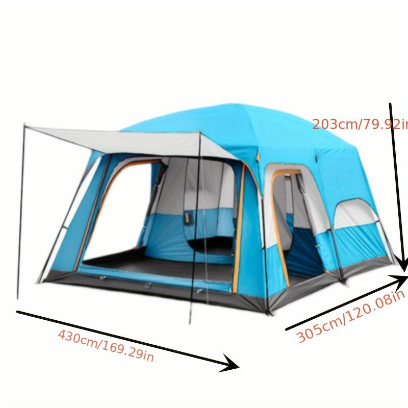 8-12persons Includes Carrying Bag, Spacious, Lightweight Portable Tent For Outdoor Camping/Hiking