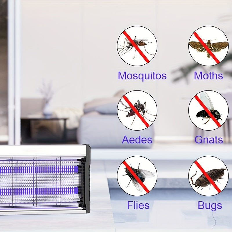 USB-Powered Wall Mounted Mosquito Killer Lamp: Suitable for Indoor, Yard, Kitchen, Bedroom, Living Room and More - Pest Control, Apartment Essentials, College Dorm Essentials, Household Gadgets