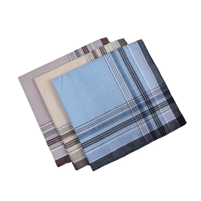 9pcs Cotton Handkerchief Retro Man's Handkerchief 37.85 cm, Ideal choice for Gifts