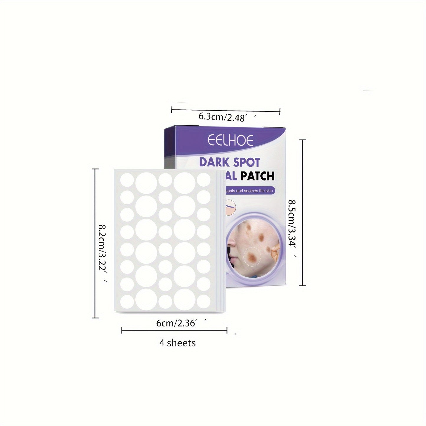 288 Count Total, Spot Covering Patch, Tone Improvement With Niacinamide, Vitamin C, And Licorice Root Extract, Quick Care In 6-8 Hours