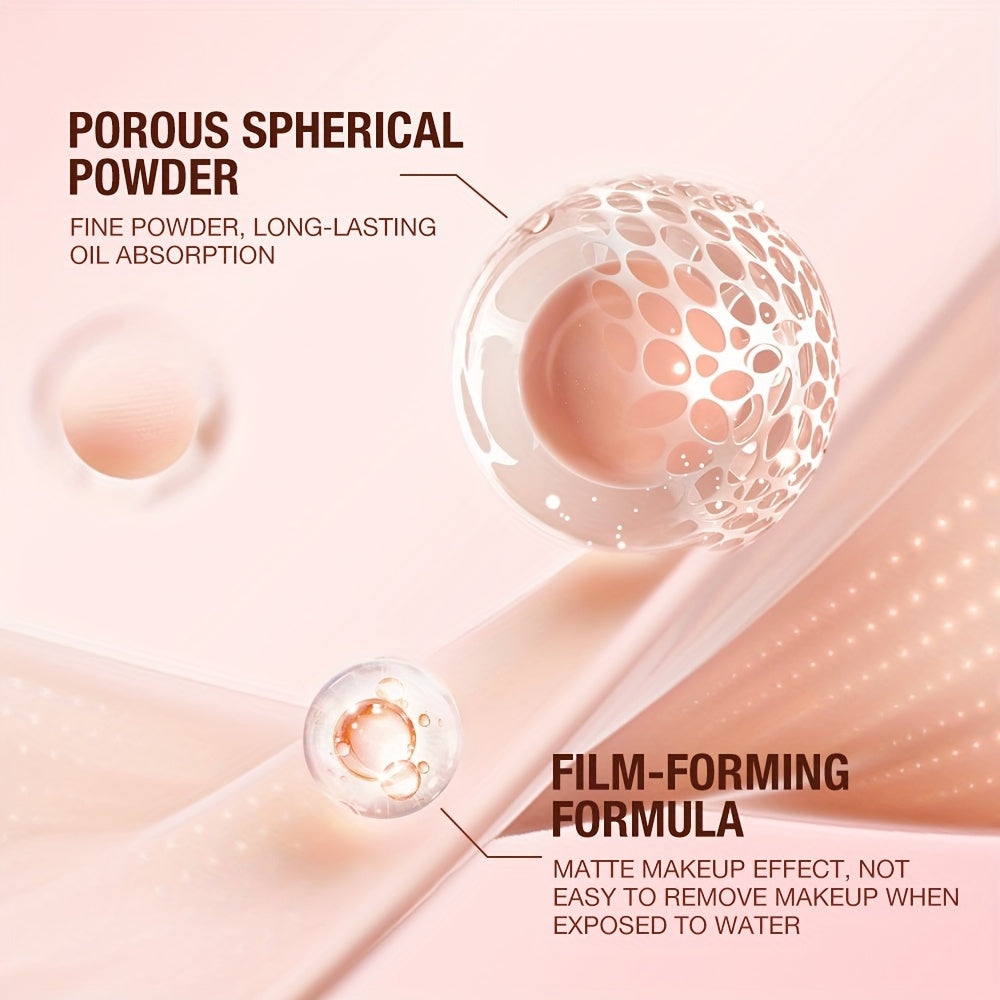 O.TWO.O 3D Soft Focus - Waterproof Long Lasting 24H Face Powder - Oil Control, Natural Skin Tones, Anti-Transfer, Non-Absorbent for All Skin Types & Tones, Includes Puff Makeup Powder Foundation Daily Essential