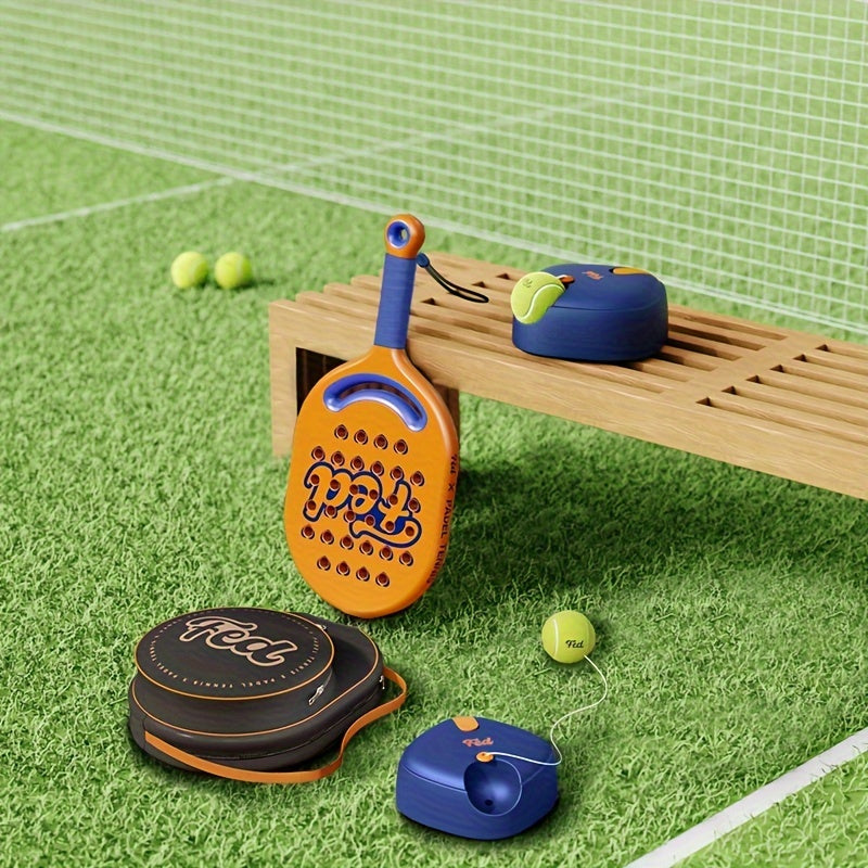 1set, Tennis Racket With Carrying Bag And Rebound Ball, Portable Sports Tennis Racket Set For Beginners