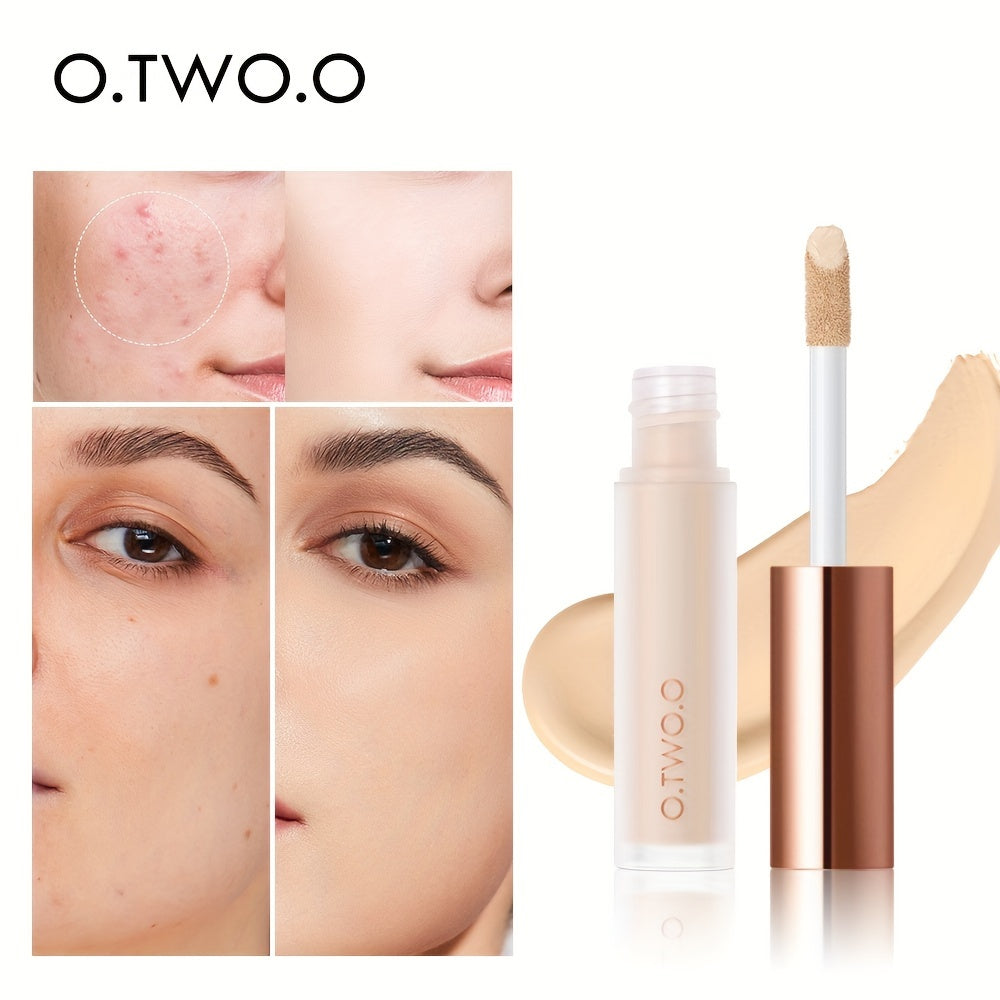 O.TWO.O Liquid Concealer Primer - High Coverage, Waterproof, Breathable, Natural Finish, 4 Shade Options, Long-Lasting up to 24 Hours, Lightweight Texture