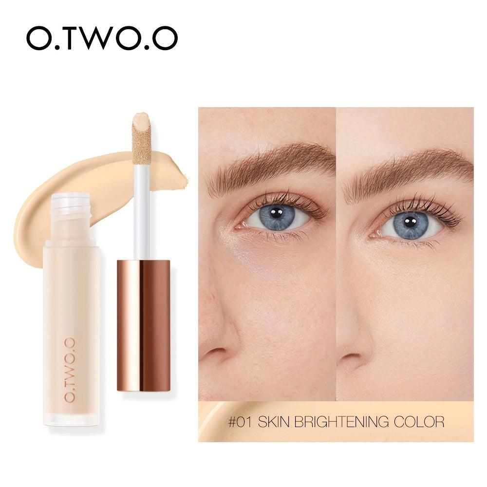 O.TWO.O Liquid Concealer Primer - High Coverage, Waterproof, Breathable, Natural Finish, 4 Shade Options, Long-Lasting up to 24 Hours, Lightweight Texture