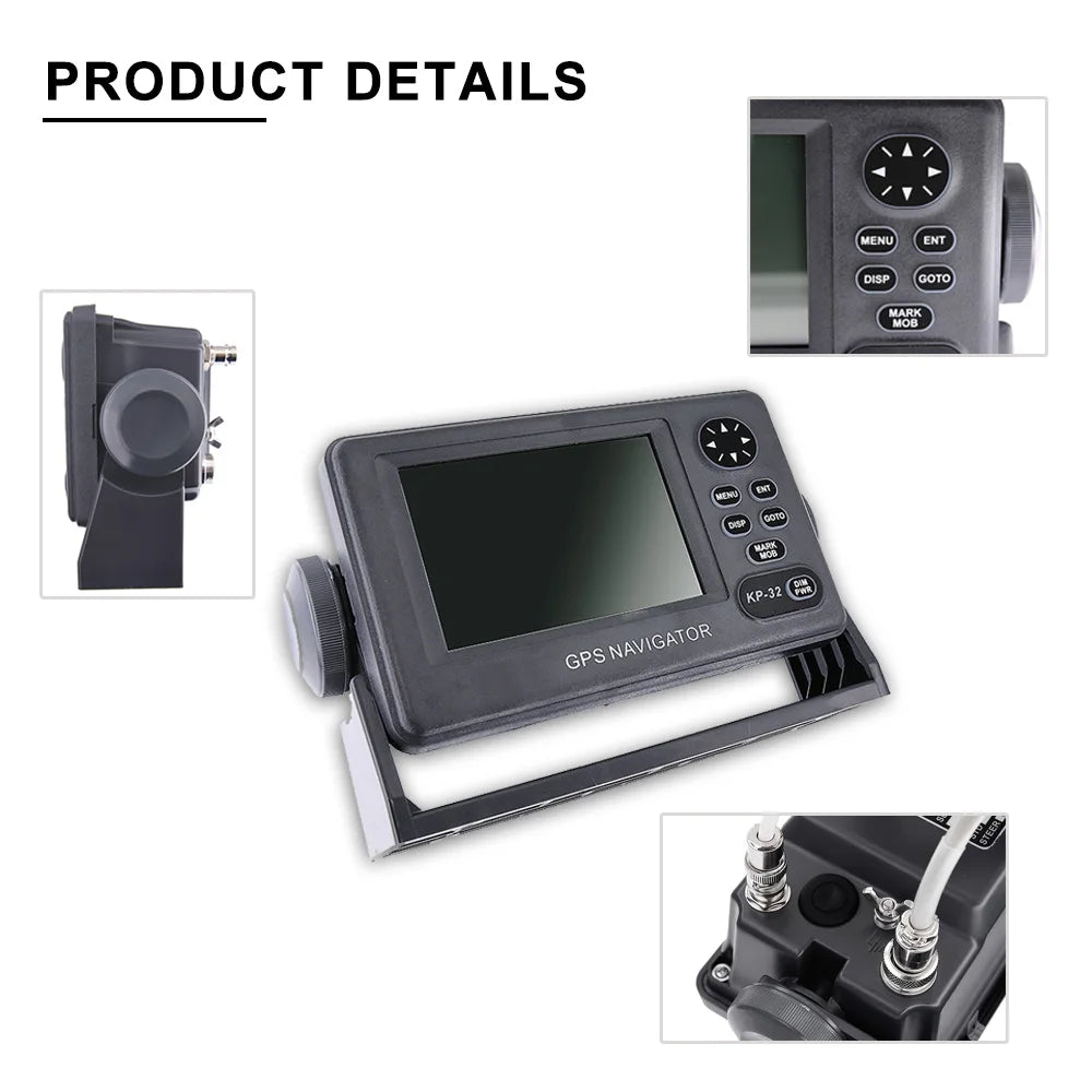 ONWA KP-32 No Ais Transponder GPS/SBAS Marine LCD GPS Navigator Boat Chart Plotter GPS Navigation Locator Positioner Receiver