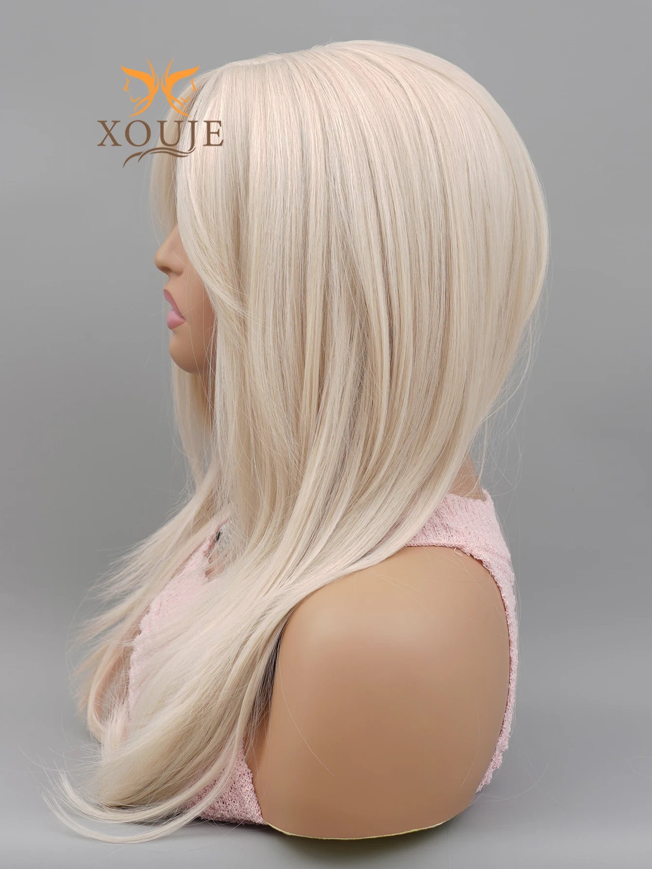 Gorgeous Barbie Wig Blonde Long Straight Hair Synthetic Wig Women Wig Suitable for Daily Wear Use Prom Party High Quality Wig