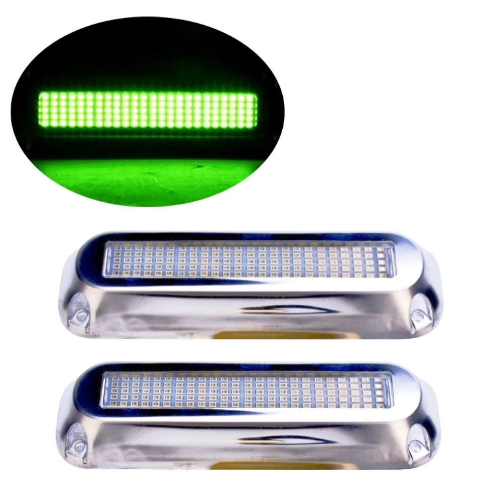 2PCS Boats Lighting 120LED Submersible Navigation Lights 12v/24v Underwater Boat Lights Led Waterproof Yacht Marine Accessories
