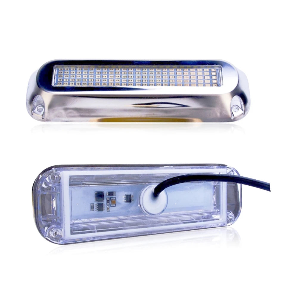 2PCS Boats Lighting 120LED Submersible Navigation Lights 12v/24v Underwater Boat Lights Led Waterproof Yacht Marine Accessories