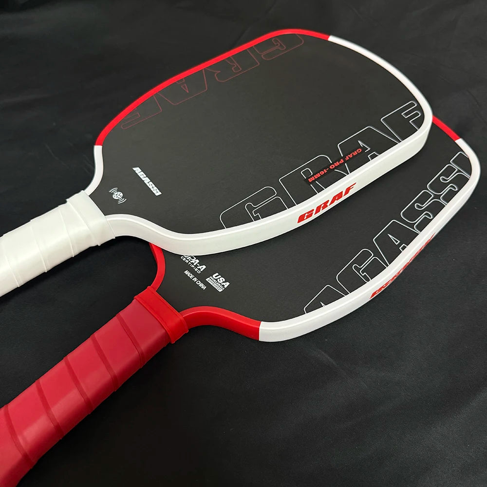 2025 Agassi Pro Shape TFP Espuma 14mm 16mm Espessura GEN4 Núcleo Thermoformé Toray T700 Pá de pickleball de fibra de carbono