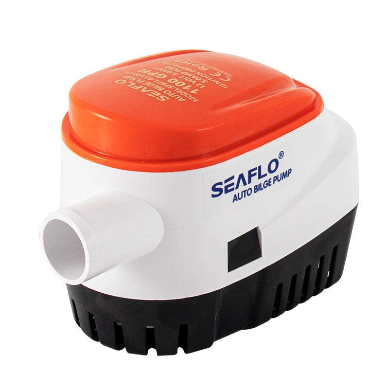 Marine Water Pump Small Bilge Pump 12V24V Yacht Drainage Fast Boat DC Submersible Pump Bilge Automatic Drainage Pump