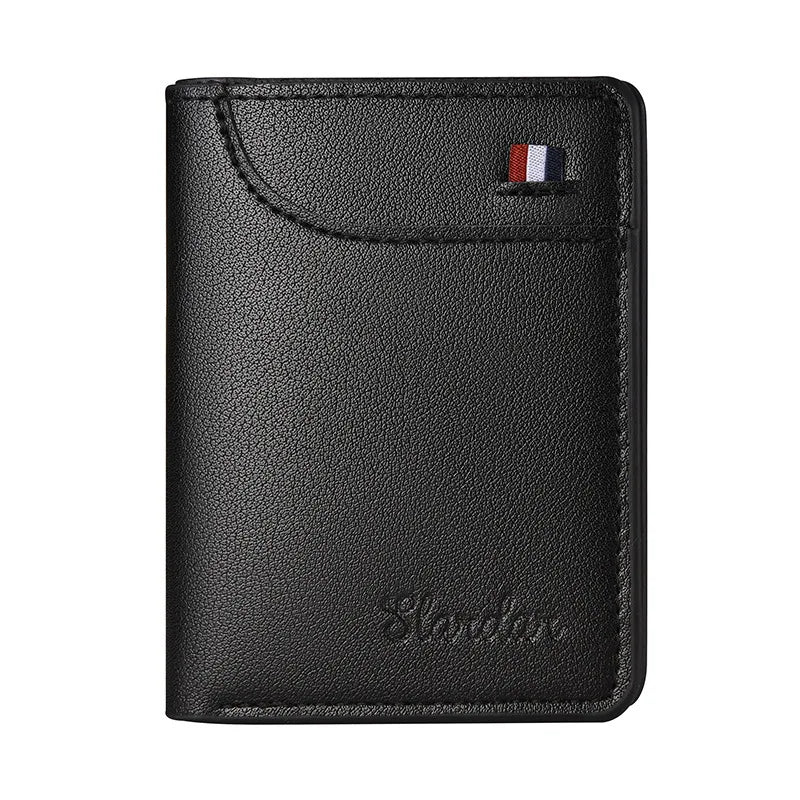 1Pc New Super Slim Soft Wallet PU Leather Mini Credit Card Wallet Purse Card Holders Men Wallet Thin Small Short Skin Wallets